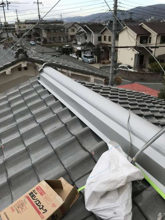 棟板金カバー工事