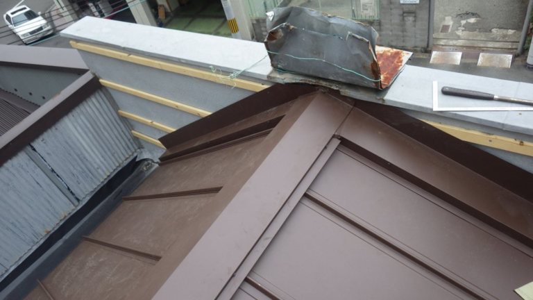 屋根葺き替え工事 和瓦⇒タテヒラ