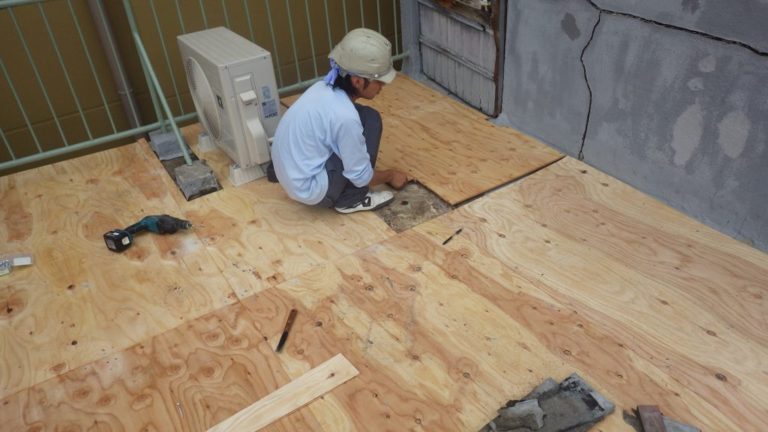 メッシュウレタン防水工事