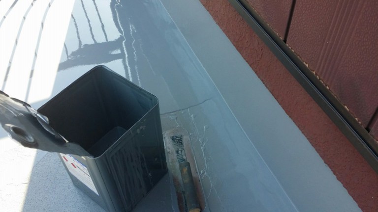 通気ウレタン防水工事