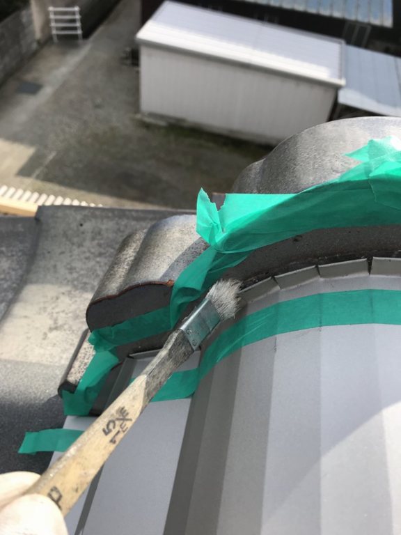 棟板金カバー工事