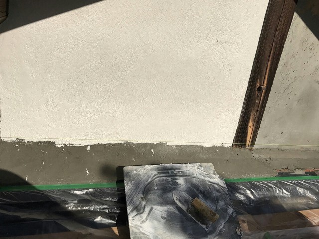 漆喰補修工事