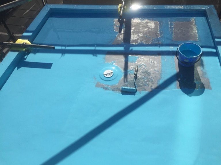 通気緩衝ウレタン防水工事