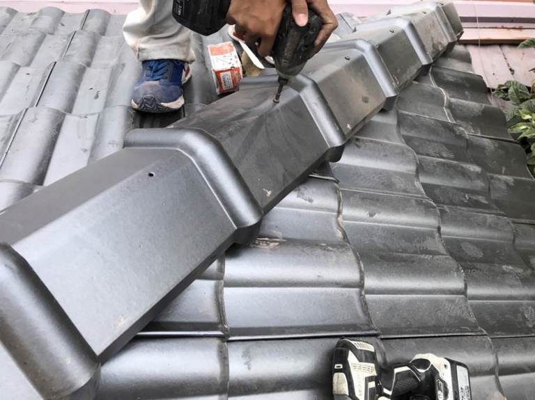 屋根葺き替え工事
