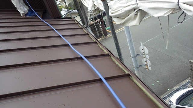 屋根葺き替え工事 和瓦⇒タテヒラ