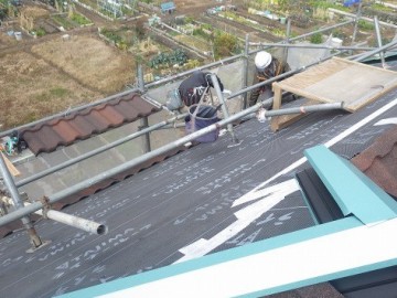 屋根カバー工事