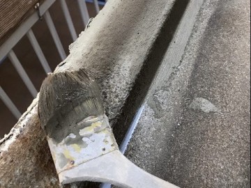 ベランダメッシュウレタン防水工事
