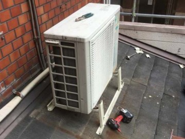 架台交換工事