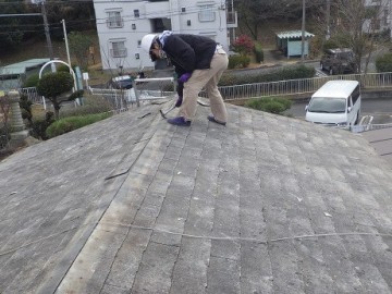 タテヒラ葺き替え工事
