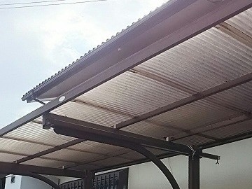波板張替え工事