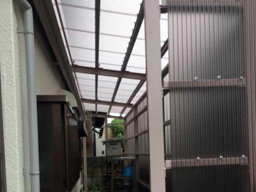 波板張替工事