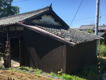 小屋解体・外壁工事