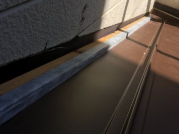 屋根カバー工事　カラーベスト⇒タテヒラ