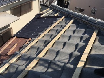 屋根カバー工事