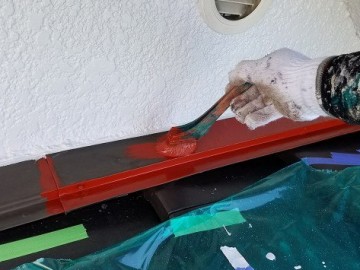 鉄部塗装工事