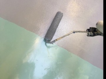 メッシュ入りウレタン防水工事