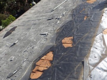 タテヒラ葺き替え工事
