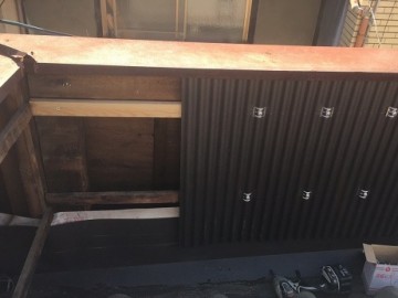 谷入れ替え板金工事