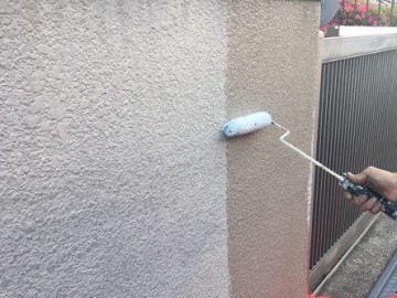 塀塗装工事