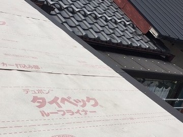 屋根工事（瓦棒⇒タテヒラ）