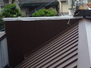 屋根葺き替え工事　和瓦⇒タテヒラ