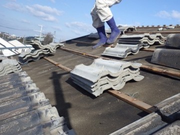 屋根葺き替え工事