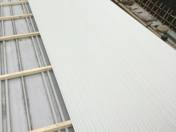 ガレージ屋根修理工事