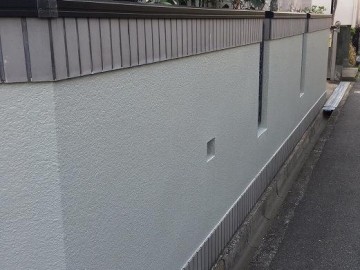 塀塗装工事