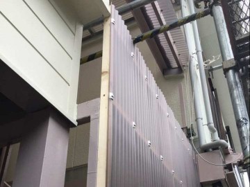 波板張替工事