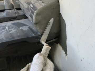 漆喰補修工事