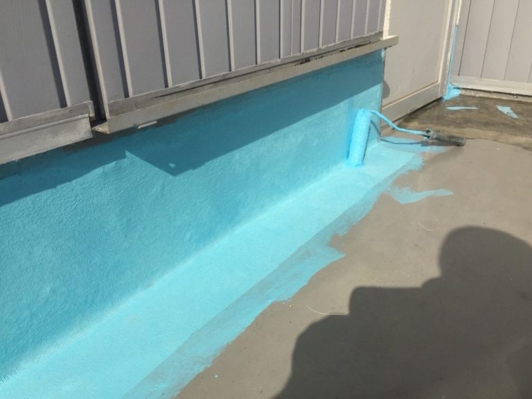 メッシュ入りウレタン防水工事