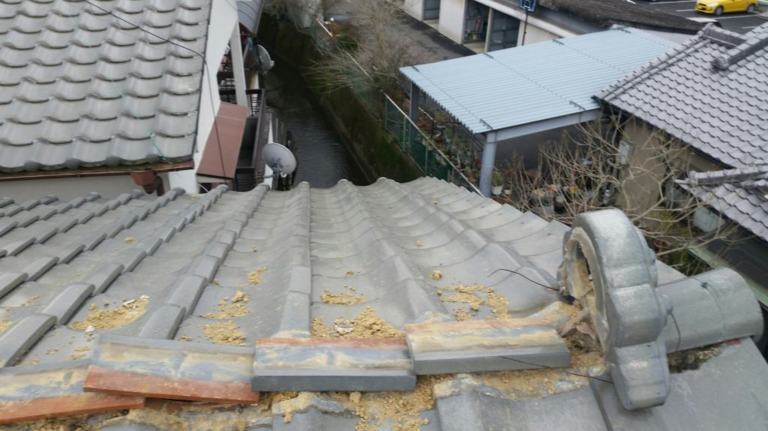 瓦 棟積み替え工事