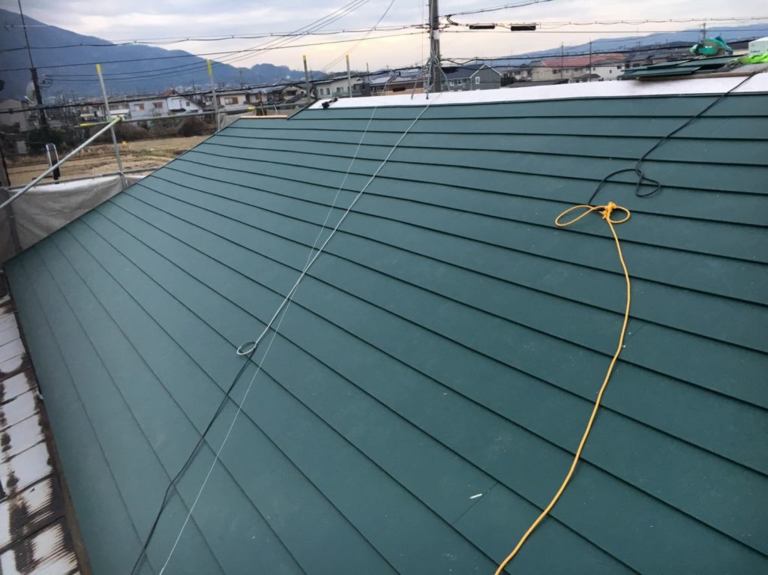 屋根葺き替え工事(MFシルキー)