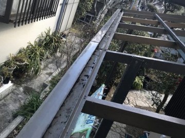 波板張替え工事