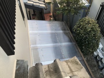 波板張替え工事