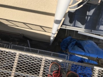 樋掛け替え工事