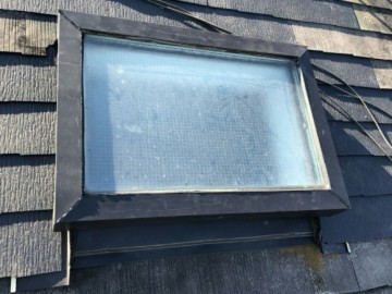 天窓水切り、カラーベスト差替え工事