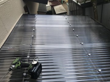 波板張替え工事