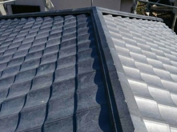 屋根葺き替え工事（ルーガ）