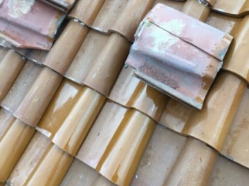 部分棟積み替え、瓦差し替え工事