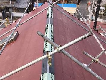 屋根改修工事(ＭＦシルキーカバー）
