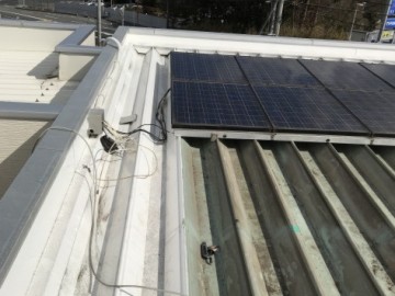 ソーラーパネル撤去