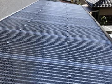 波板張替え工事
