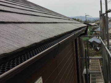 樋掛け替え工事
