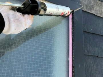 天窓水切り、カラーベスト差替え工事