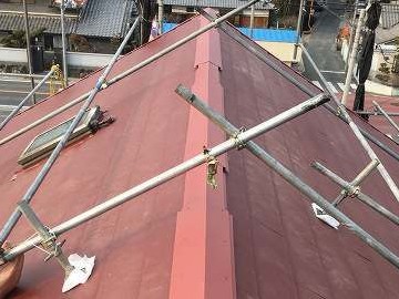 屋根改修工事(ＭＦシルキーカバー）