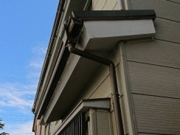 雨樋・玄関庇工事
