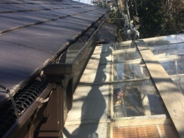 樋掛け替え工事