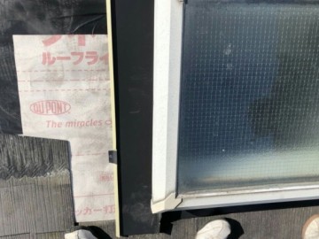 天窓水切り、カラーベスト差替え工事